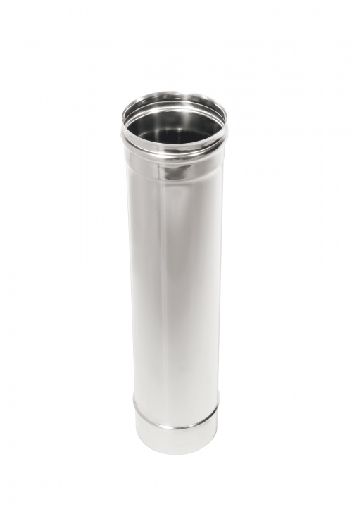 Дымоход d120 L=1,0м (нержавеющая сталь)  