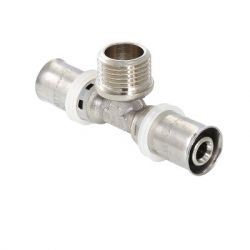 Тройник пресс ValTec d20х1/2Нх20 (VTm 233)