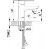 LM3606C Смеситель LEMARK для умывальника монолитный BASIS, хром