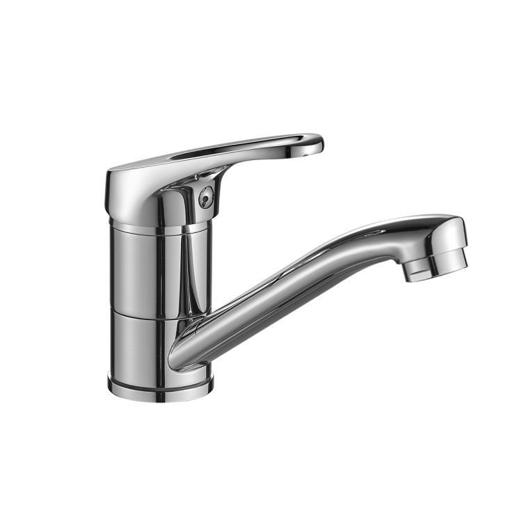DR21012 Смеситель DECOROOM одноручный для умывальника с поворотным изливом, хром