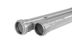 Труба для внутренней канализации d50 L=1.5м Valfex
