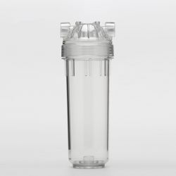 Корпус Гейзер DY 10SL 1/2" прозрачный с пластиковой резьбой