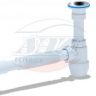 (BM-1015) Сифон АНИ Юнг 1 1/4"*32 с гибкой трубой 32*32/40