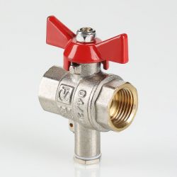Кран шаровый для подключения датчика температуры Ду 20 VT.247.N.05
