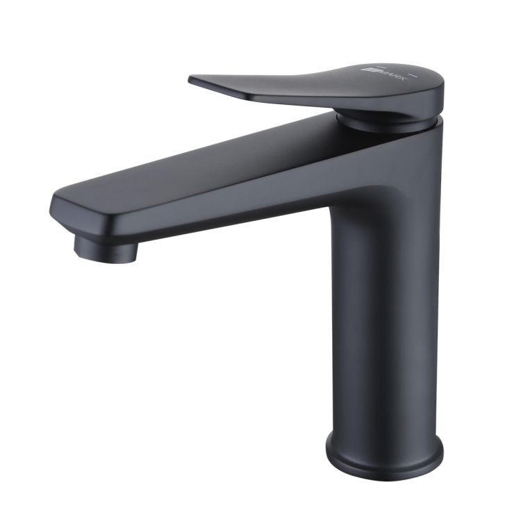  Смеситель LEMARK для умывальника "BRONX" монолитный, черный