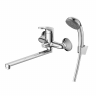 DR21043 Смеситель DECOROOM одноручный универсальный с поворотным изливом 30 см, хром