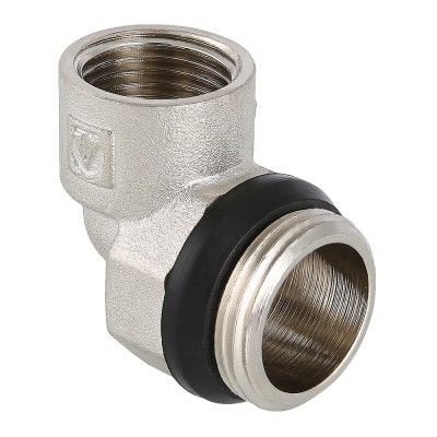 Угольник коллекторный никелированный ValTec Ду 3/4" х 1/2" (VTc.531)