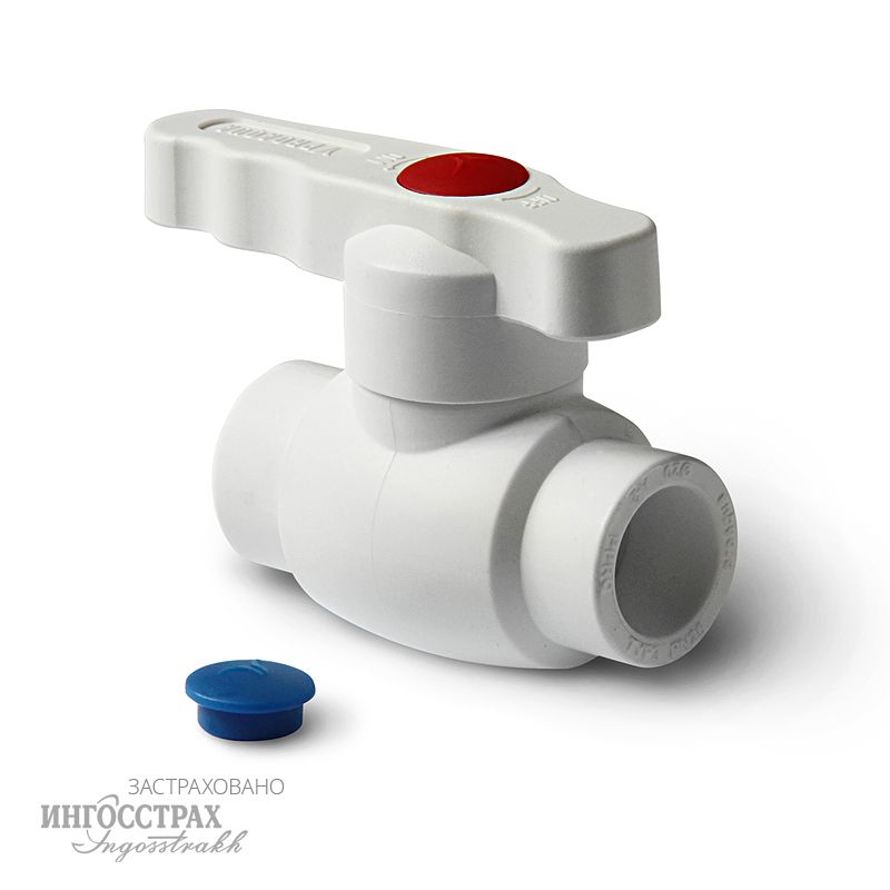 Кран шаровый ПП полнопроходной (Pro Aquа) d40