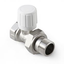 Клапан регулировочный (кран для радиатора) PRO AQUA Ду20 прямой 