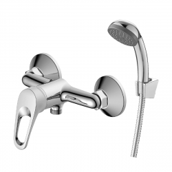 DR21056 Смеситель DECOROOM одноручный для душа, хром