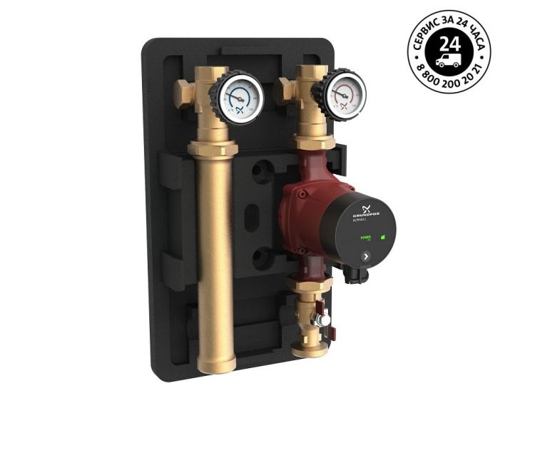 Группа быстрого монтажа Grundfos HEATMIX D25 ALPHA2 L 60 (99309072)