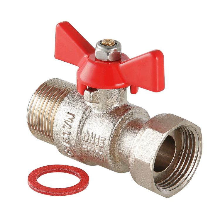 Кран шаровый с накидной гайкой ValTec 3/4"x3/4" вн.-нар. (VT 260) 