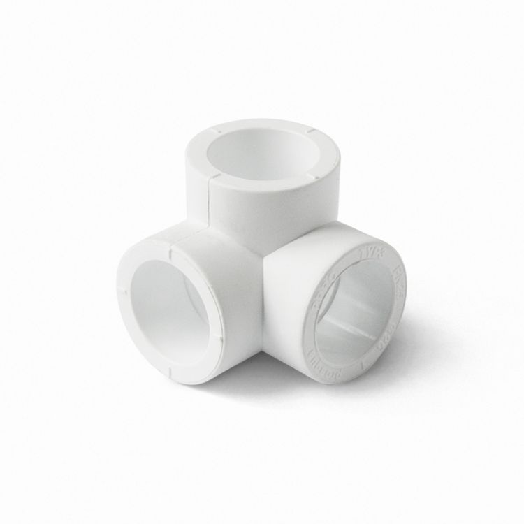 Тройник ПП ProAqua двухплоскостной d25