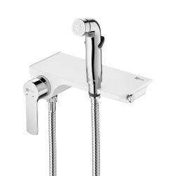  Смеситель LEMARK с гигиеническим  душем "SOLO" хром  дубль