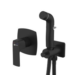  Смеситель LEMARK с гигиеническим душем "URSUS", встраиваемый, черный