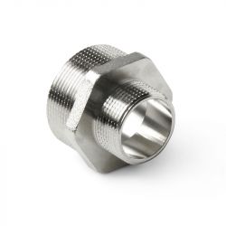 Ниппель переходной никелированный Ду15х1/4 Pro Aqua 