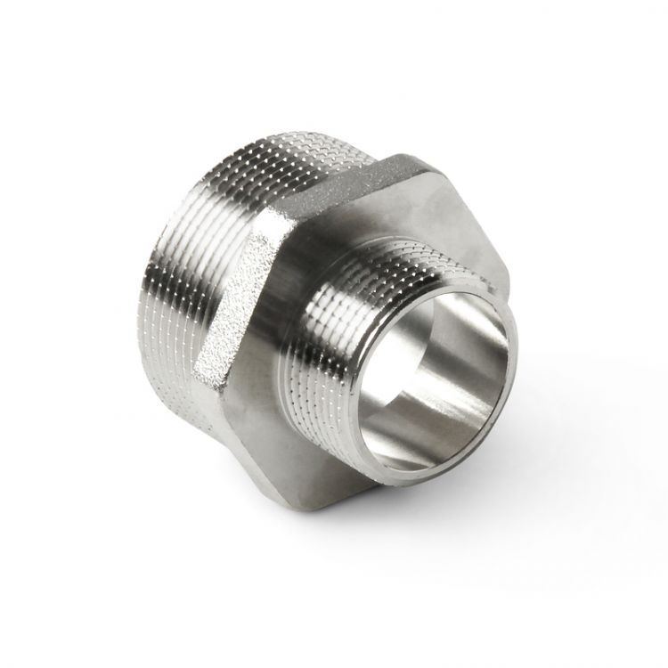 Ниппель переходной никелированный Ду15х1/4 Pro Aqua 