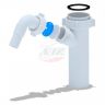 (M-140) Отвод АНИ для стиральной машины 1 1/2"*40