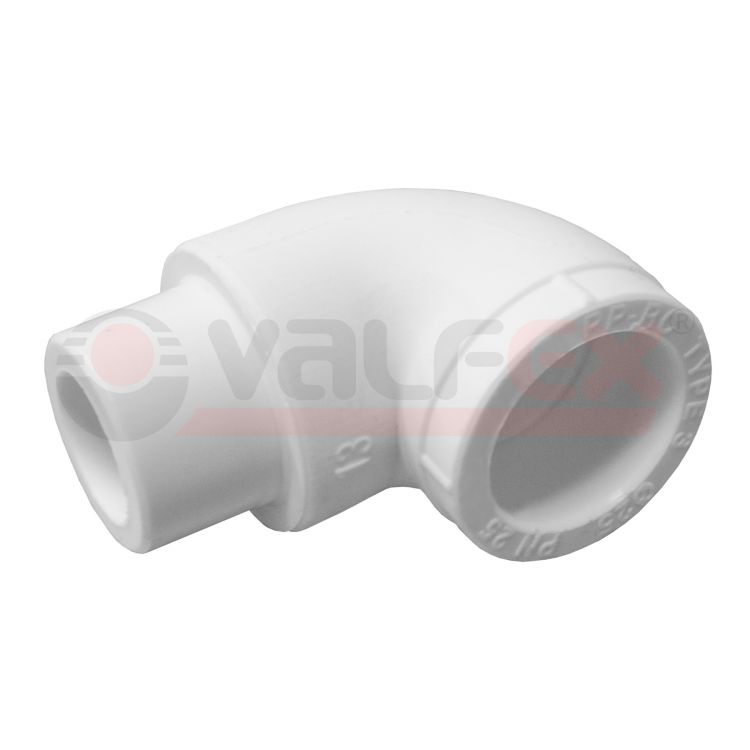 Угольник ПП 90° (Valfex) d20 Н-В