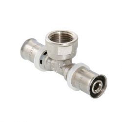 Тройник пресс ValTec d26х3/4Вх26 (VTm 232)