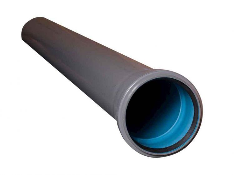 Труба канализационная Ду100 L=2м синяя STRplast