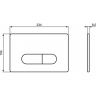 R0115AA Клавиша Ideal Standard OLEAS M1, хром