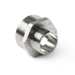 Ниппель переходной никелированный Ду25х15 Pro Aqua 