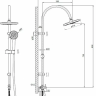 ST01  Душевая система  ESKO   