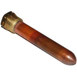 Стакан медный толстый 1/2" (погружная гильза)