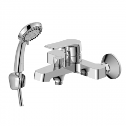 DR23036 Смеситель DECOROOM одноручный для ванны, хром