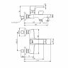 LM7214BL Смеситель LEMARK для ванны "URSUS", черный