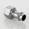 Соединитель из нержавеющей стали с внутренней резьбой 22х1/2" ValTec
