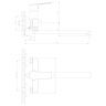 DR38043 Смеситель DECOROOM универсальный с поворотным изливом 300 мм