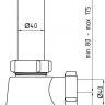 (A-0100) Сифон АНИ Грот 1 1/2"*40