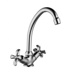 LM0104C Смеситель LEMARK для кухни с поворотным изливом 229мм FLORA ,хром.