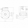 Насос циркуляционный Джилекс 32/80 с присоеденителями