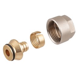 Компрессионный фитинг ProAqua 16х3/4" евроконус для труб PE-RT и PEX   