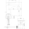 LM5806CW Смеситель LEMARK для умывальника монолитный "CONTEST", хром/белый