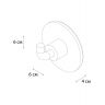 FX-92105 Крючок одинарный Fixsen "ROUND"