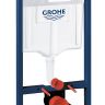 Монтажная система для унитаза GROHE с кнопкой овал белая (38722001)