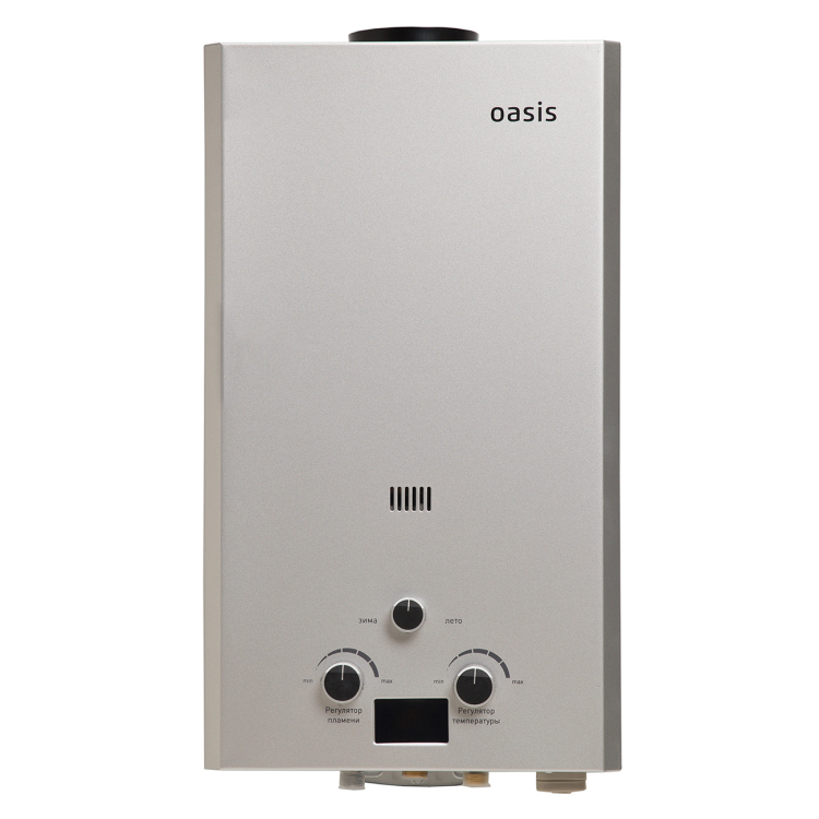Газовая колонка Оазис 20кВт (10л/мин) серый