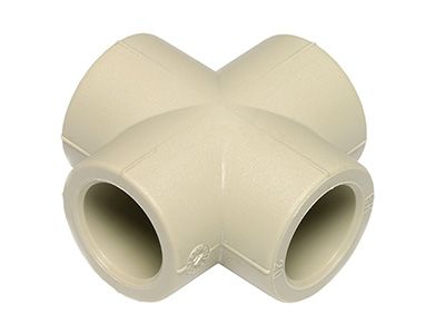 Крест ПП (Ekoplastik) d25 серый
