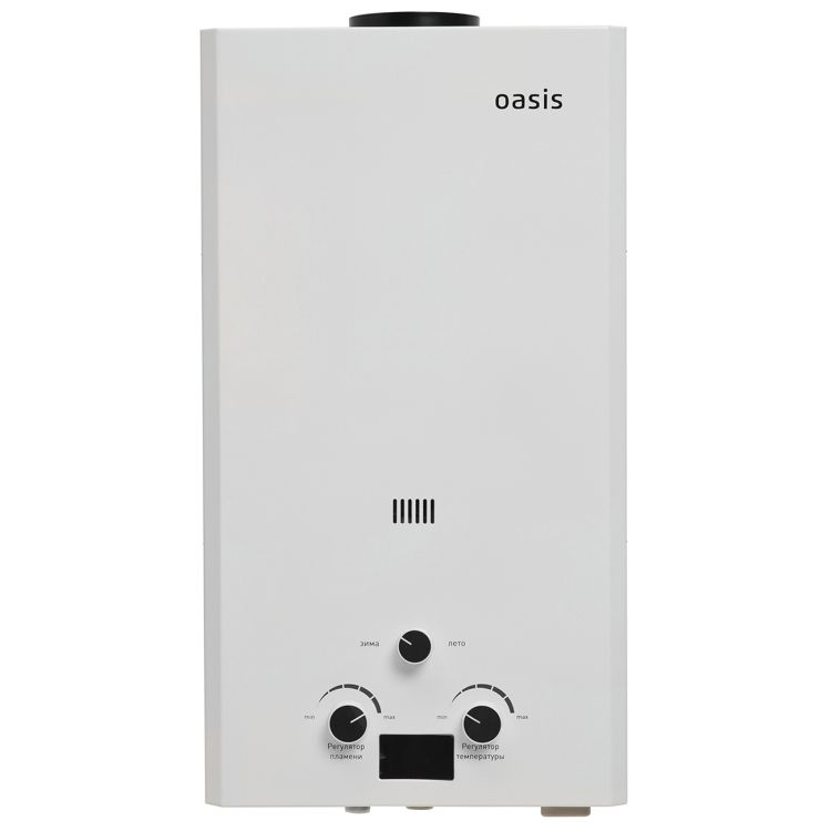Газовая колонка Оазис 24кВт (12л/мин) белый