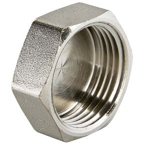 Заглушка лат. никелированная ValTec Ду15В 