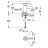23162000 GROHE BauClassic смес. для раковины