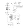 LM3922C Смеситель для ванны встраиваемый "PRIZMA" , хром