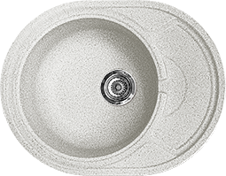 Gran-Stone мойка GS-18К односекционная (серый 310) 570х445