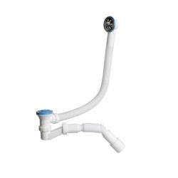 Сифон NOVA для ванны низкий 120мм с металлической цепочкой