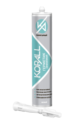 Герметик силиконовый санитарный "KORALL" белый 280мл