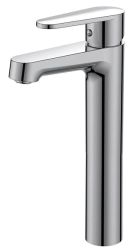  СмесительVODA   для раковины, "Waterfall", высокий излив, хром